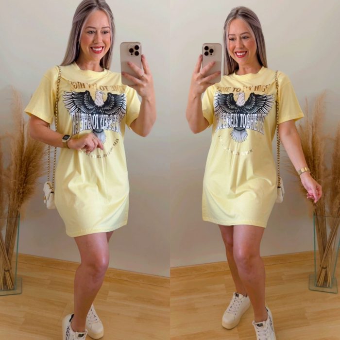 camisetão Águia amarelo 2312014