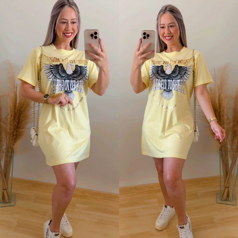 camisetão Águia amarelo 2312014