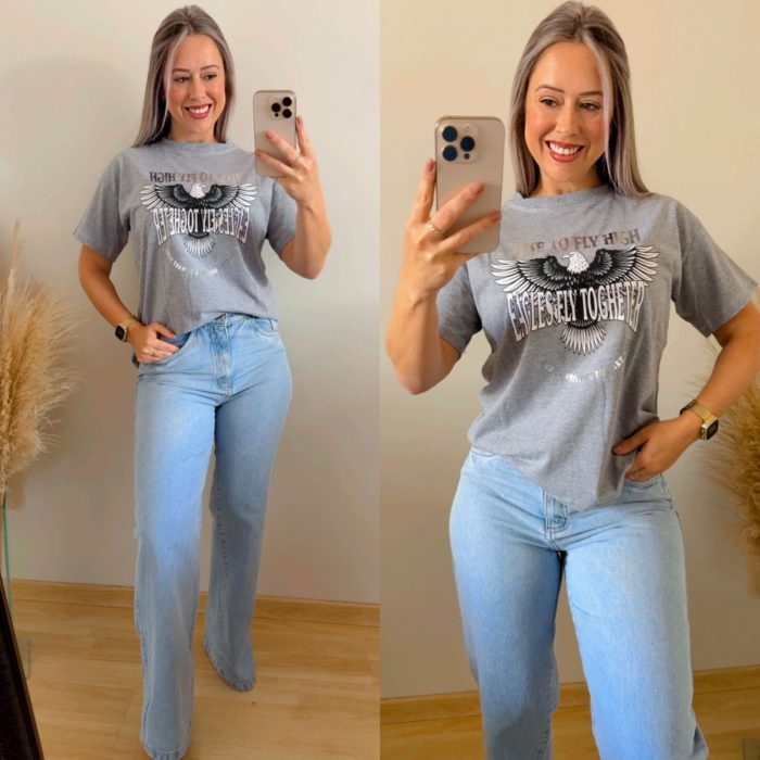 t shirt Águia mescla 144001