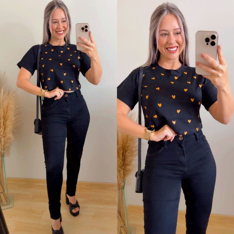 cropped amor preto 912001