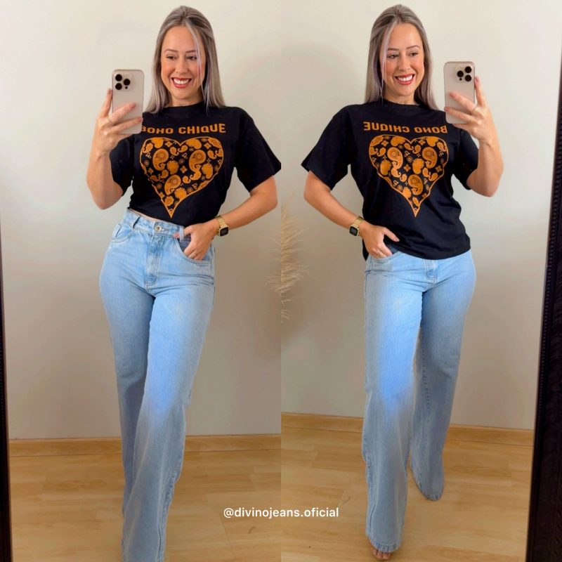 t shirt boho preta 144001